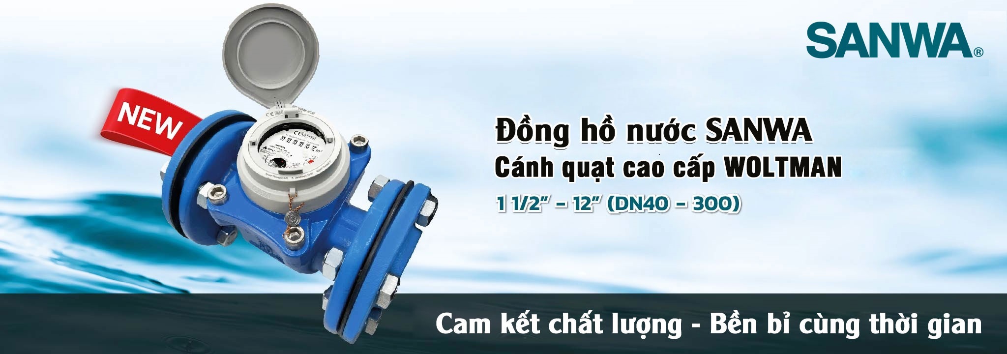banner đồng hồ nước sanwa