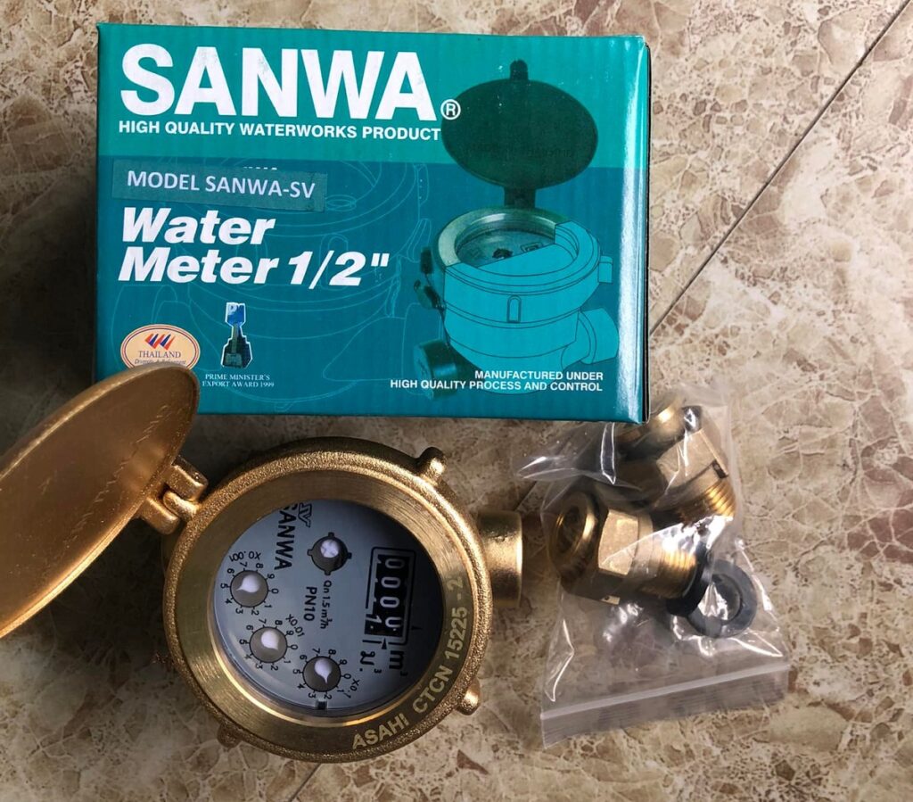 Đồng hồ nước sanwa sv15
