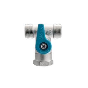 khoá nước 3 cửa ren ngoài ren trong sanwa 1/2